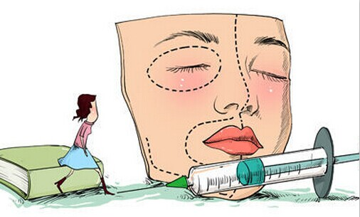 暑期美容院打出三分钟成型的广告