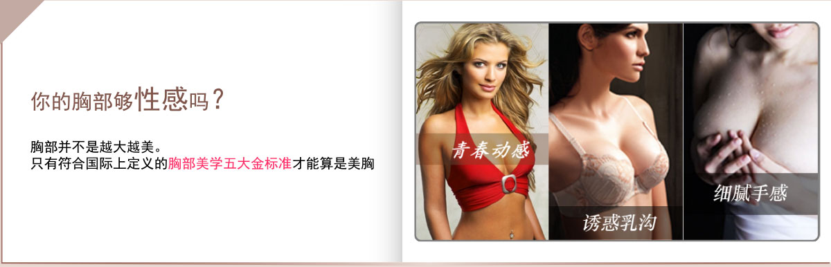 《胸部美学五大金标准》
